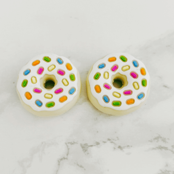 white donuts needle protectors