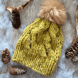 Kids Winter Hat Olive