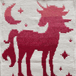 mosaic wall hanging unicorn v1