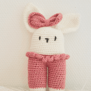 konijntje tweepoot roze
