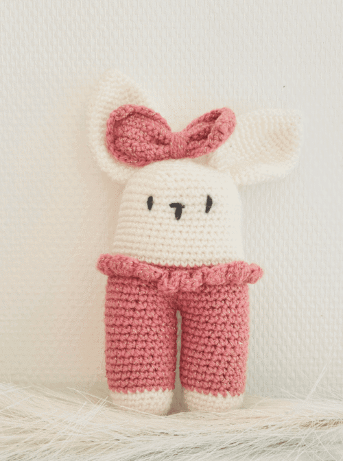 konijntje tweepoot roze