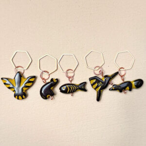 Steekmarkeerders - Houten dieren