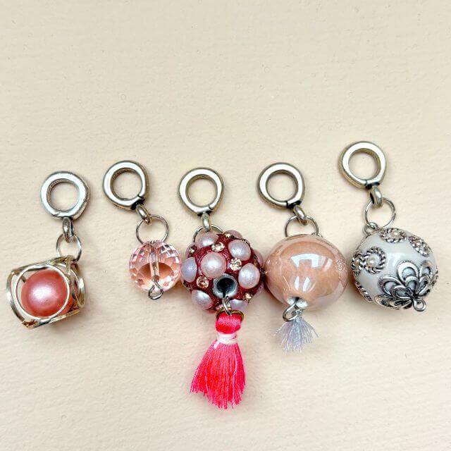 Steekmarkeerders - JJ Beads Pastel Pink